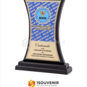 Plakat Kayu BNN Lumajang